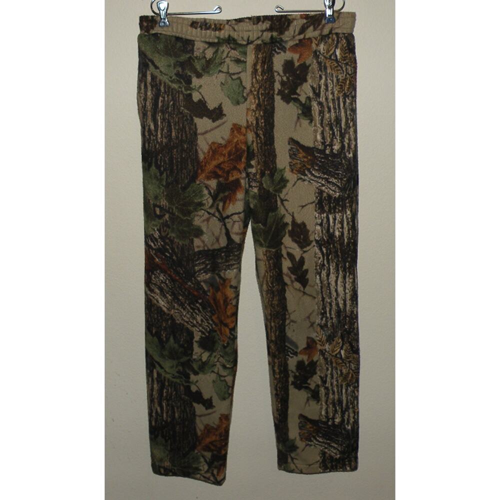 Vintage Cabela’s Men’s Medium Stretch Waist Fleece Sweat Pants Cam Made USA